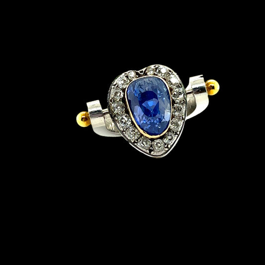 CARTIER MADE FOR MITZI CUNLIFFE 25CT SAPPHIRE RING